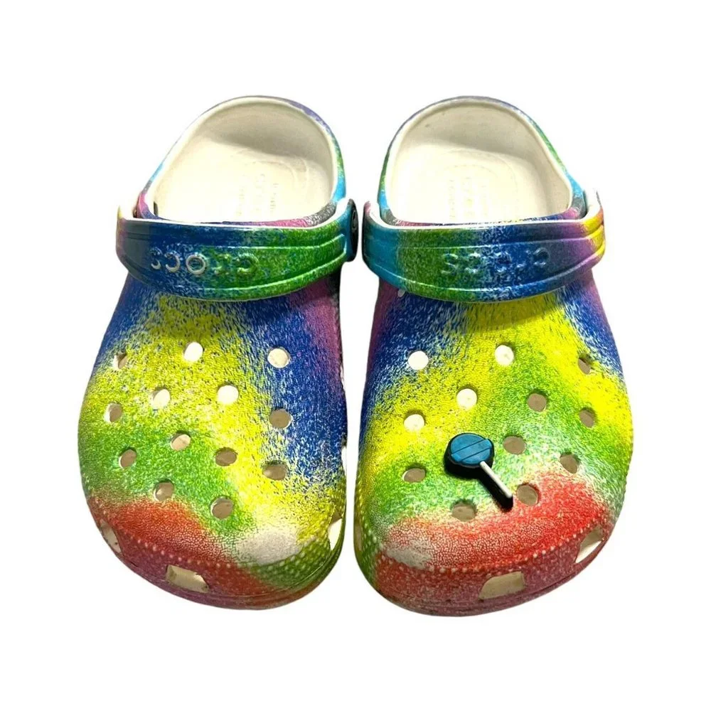 Crocs C12 Classic Spray Dye Tie Dye Clogs